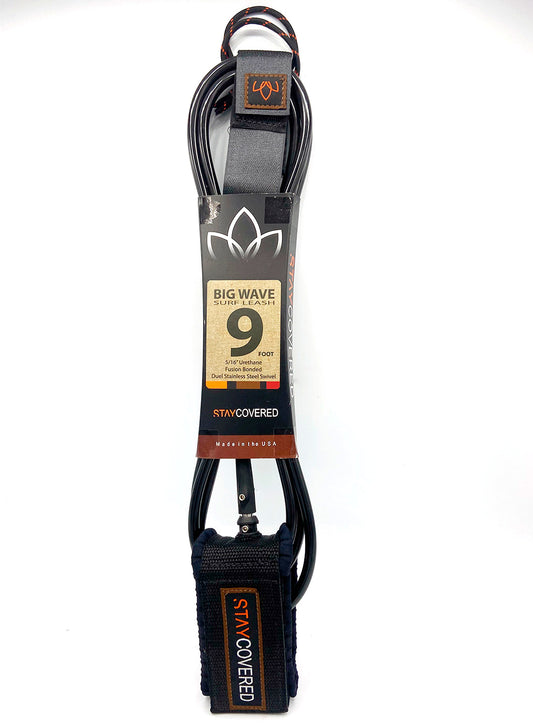 STAY COVERED BIG WAVE SURF LEASH 9'