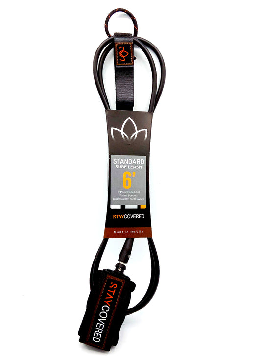 STAY COVERED STANDARD SURF LEASH 6'